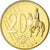 Cipro, 20 Euro Cent, 2003, unofficial private coin, SPL, Ottone