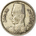 Moneta, Egitto, Farouk, 2 Piastres, 1942/AH1361, British Royal Mint, BB