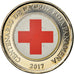 Moneda, Panamá, Anniversaire de la Croix Rouge, Balboa, 2017, SC, Bimetálico