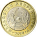 Moneta, Kazachstan, 100 Tenge, 2019, Kazakhstan Mint, MS(63), Bimetaliczny