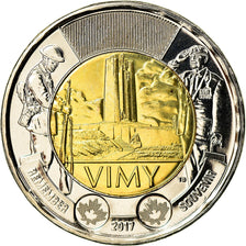 Moneda, Canadá, 2 Dollars, 2017, Royal Canadian Mint, Vimy, SC, Bimetálico