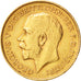 Great Britain, George V, 1/2 Sovereign, 1911, AU(50-53), Gold, KM:819