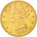 United States,Coronet Head,$10,Eagle,1901,U.S.Philadelphia,Gold,AU(50-53),KM 102