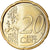 San Marino, 20 Euro Cent, 2008, UNZ, Messing, KM:483