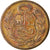 Moneta, Peru, 1/2 Sol, 1964, Lima, EF(40-45), Mosiądz, KM:220.5