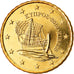 Cyprus, 10 Euro Cent, 2010, MS(63), Brass, KM:81