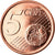 Cypr, 5 Euro Cent, 2010, MS(63), Miedź platerowana stalą, KM:80