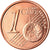Cypr, Euro Cent, 2010, MS(63), Miedź platerowana stalą, KM:78