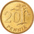 Moneda, Finlandia, 20 Pennia, 1987, MBC, Aluminio - bronce, KM:47