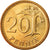Moneta, Finlandia, 20 Pennia, 1984, AU(55-58), Aluminium-Brąz, KM:47
