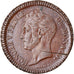 Munten, Monaco, Honore V, Decime, 1838, Monaco, FR+, Koper, KM:97.1