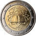 Grécia, 2 Euro, 2007, MS(63), Bimetálico, KM:216