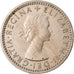 Coin, Great Britain, Elizabeth II, 6 Pence, 1961, VF(30-35), Copper-nickel