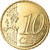 Malta, 10 Euro Cent, 2008, Paris, SC, Latón, KM:128