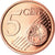 France, 5 Euro Cent, 2013, Paris, SPL, Copper Plated Steel, KM:1284