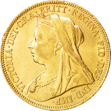 Gran Bretagna, Victoria, Sovereign, 1898, SPL-, Oro, KM:785