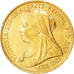 Great Britain, Victoria, Sovereign, 1898, AU(55-58), Gold, KM:785