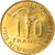 Moeda, Estados da África Ocidental, 10 Francs, 2005, MS(63), Alumínio-Bronze