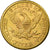 Moneda, Estados Unidos, Coronet Head, $5, Half Eagle, 1886, U.S. Mint, San