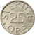 Munten, Zweden, Carl XVI Gustaf, 25 Öre, 1983, ZF, Copper-nickel, KM:851