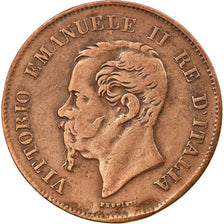 Moeda, Itália, Vittorio Emanuele II, 5 Centesimi, 1861, Milan, EF(40-45)