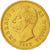 Italia, Umberto I, 20 Lire, 1882, Rome, MBC+, Oro, KM:21