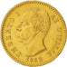 Italien, Umberto I, 20 Lire, 1882, Rome, SS+, Gold, KM:21