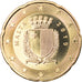Malta, 20 Euro Cent, 2019, MS(65-70), Brass, KM:New