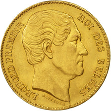 Bélgica, Leopold I, 20 Francs, 20 Frank, 1865, EBC, Oro, KM:23