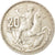 Coin, Greece, 20 Drachmai, 1960, EF(40-45), Silver, KM:73