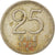 Munten, Zweden, Gustaf V, 25 Öre, 1950, FR+, Zilver, KM:816