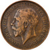 Moneta, Wielka Brytania, George V, Penny, 1917, EF(40-45), Bronze, KM:810