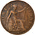 Moneta, Wielka Brytania, George V, Penny, 1917, EF(40-45), Bronze, KM:810