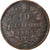 Moneta, Italia, Umberto I, 10 Centesimi, 1894, Birmingham, MB+, Rame, KM:27.1