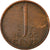 Münze, Niederlande, Juliana, Cent, 1953, SS, Bronze, KM:180