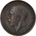 Moneda, Gran Bretaña, George V, Farthing, 1911, BC+, Bronce, KM:808.1