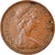 Moneta, Wielka Brytania, Elizabeth II, New Penny, 1971, EF(40-45), Bronze