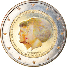 Paesi Bassi, 2 Euro, 2013, Utrecht, Colourized, SPL-, Bi-metallico, KM:332