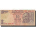 Billet, Inde, 10 Rupees, 2009, 2009, KM:95k, B+