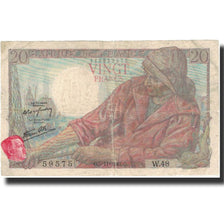 Frankrijk, 20 Francs, 1942, 1942-11-05, TB, Fayette:13.4, KM:100a