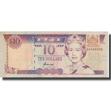 Banknot, Fiji, 10 Dollars, Undated (1996), KM:98b, EF(40-45)