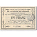 Francja, Peronne, 1 Franc, 1915, AU(50-53), Pirot:80-414