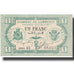 Banknot, Algieria, 1 Franc, Chambre de Commerce, 1915, 1915-04-17, AU(55-58)