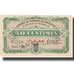 Banknot, Algieria, 50 Centimes, Chambre de Commerce, 1916, 1916-11-07, ANNULÉ
