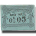 Biljet, Algerije, 5 Centimes, Chambre de Commerce, 1915, 1915-10-12, SUP+