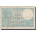 França, 10 Francs, Minerve, 1939, 1939-04-06, VF(20-25), Fayette:7.2, KM:84