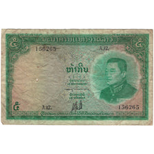 Billete, 5 Kip, Undated (1962), Lao, KM:9b, RC