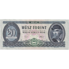Biljet, Hongarije, 20 Forint, 1975, 1975-10-28, NIEUW