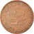 Moneta, Niemcy - RFN, 2 Pfennig, 1979, Karlsruhe, EF(40-45), Miedź platerowana
