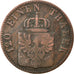 Coin, German States, PRUSSIA, Friedrich Wilhelm IV, 3 Pfennig, 1852, EF(40-45)